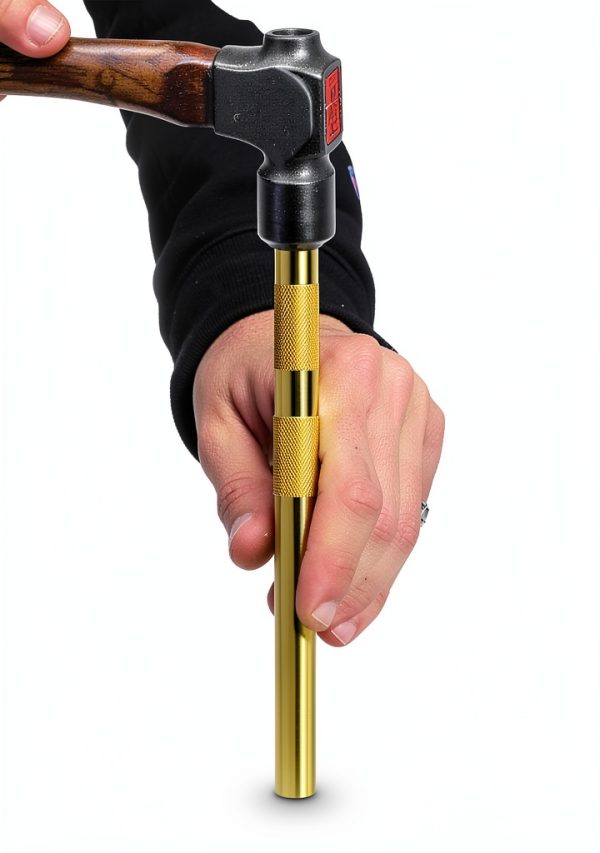 5 Pack Brass Drift Punch Tool Set Replace 67003-MAI 045256670034, 1/4 Inch 3/8 Inch 1/2 Inch 5/8 Inch 3/4 Inch Brass Punch Set-4