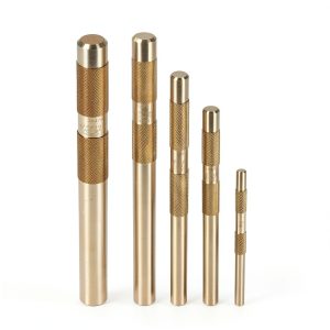 RANSOTO Brass Drift Punch Tool Set 5-Piece 1/4- to 3/4-Inch 67003-MAI-0