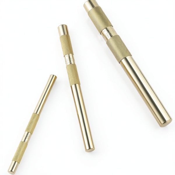 Funrous 3 Pcs Brass Drift Punch Set, 3/4, 1/2, 3/8 Inch, 25075 25076 25077 Brass Punch Tool Kit for Automotive, Machinery Repair-4