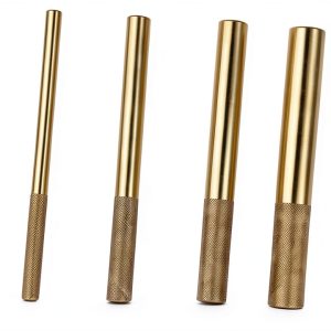 Drift Brass Punch 1/2" K Tool International Tool with Knurled Grip-0