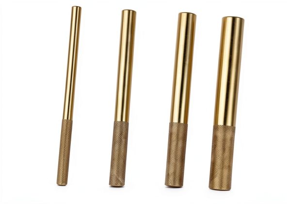 Drift Brass Punch 1/2" K Tool International Tool with Knurled Grip-0