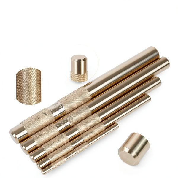 RANSOTO Brass Drift Punch Tool Set 5-Piece 1/4- to 3/4-Inch 67003-MAI-3